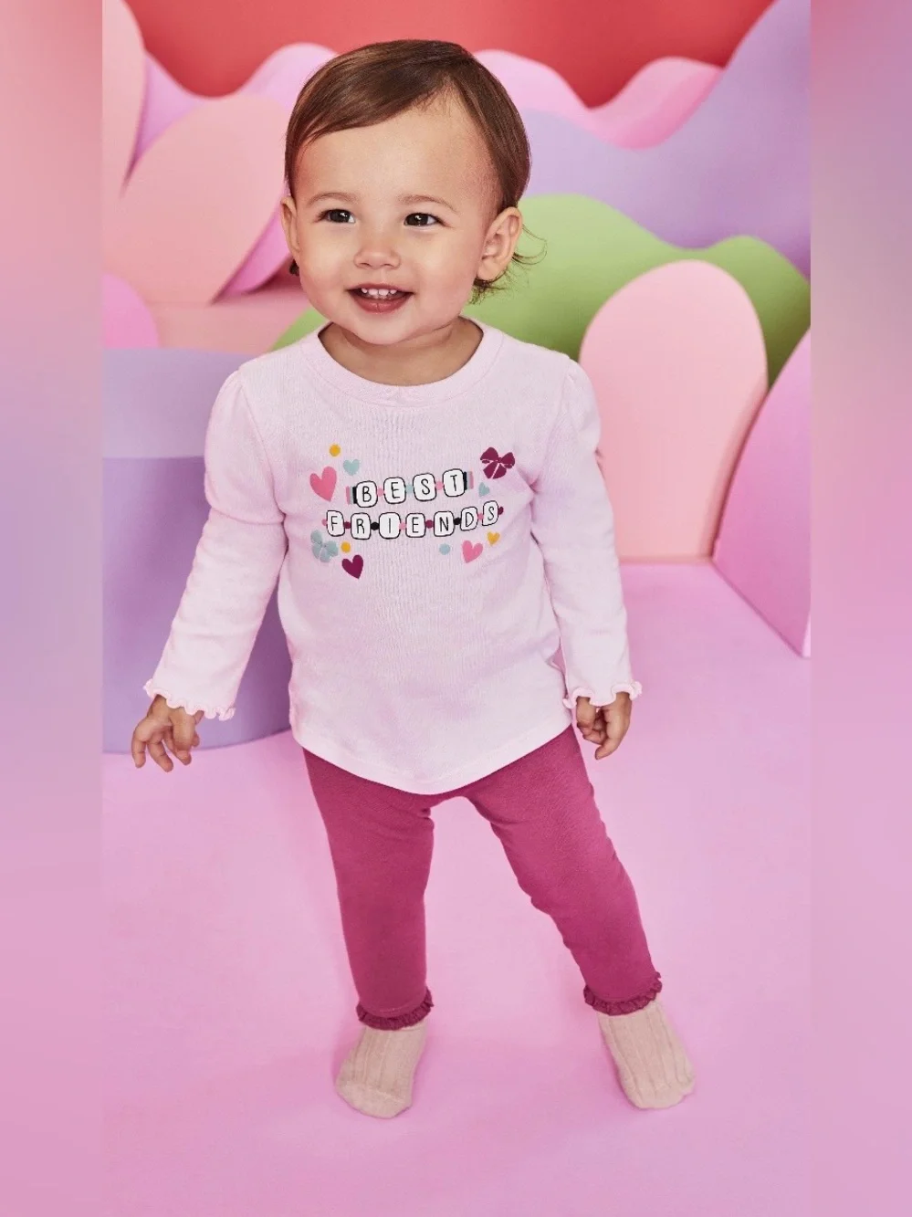 GRAPHIC FLEECE SWEATSHIRT AND LEGGINGS SET
